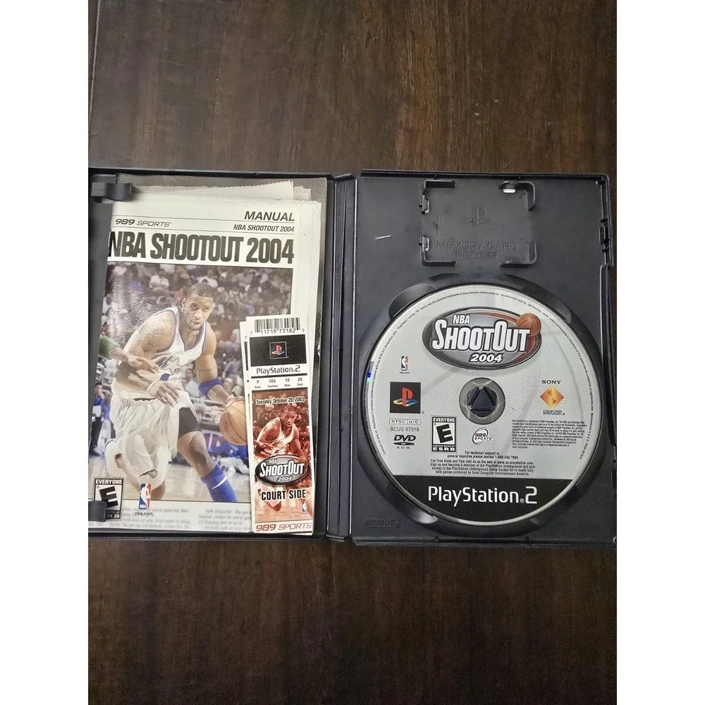 NBA ShootOut 2004 Sony PlayStation 2 PS2 Game COMPLETE CIB Tested!